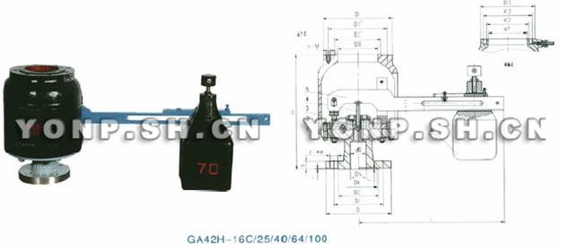 GA42H单杠杆安全阀