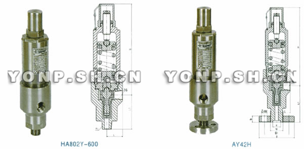 AY42H/HA802Y安全溢流阀