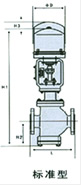 电子式分流电动调节阀结构图2