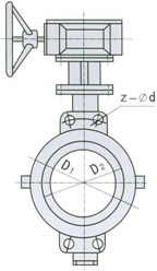  D71/371F46/F3-10/10C/10P ANSI:125Lb /150Lb外形尺寸图1