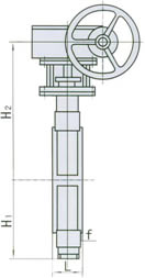  D71/371F46/F3-10/10C/10P ANSI:125Lb /150Lb外形尺寸图2