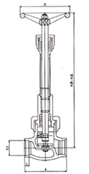 DJ61F低温截止阀结构图
