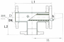 T型折流式过滤器结构图