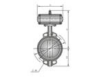 D671X/F/J/H/S对夹式气动(衬胶)脱硫蝶阀 缩略图
