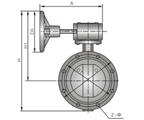 D341X/F/J/H/S法兰式(衬胶)脱硫蝶阀 缩略图