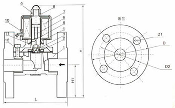 外形尺寸，内部结构图1