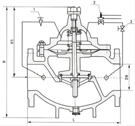 800X 压差平衡阀结构图