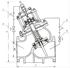 DS101/201活塞式多功能水泵控制阀结构图