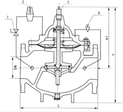 400X型流量控制阀结构图
