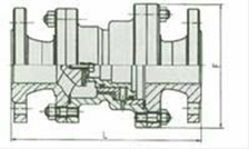 Y43X-10/16 固定比例式减压阀外形尺寸图