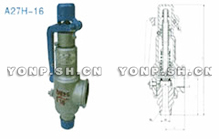 A27H-16弹簧微启式安全阀