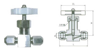 QJ-1A卡套压力表截止阀产品图1