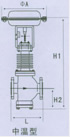 薄膜双座压力调节阀结构图2