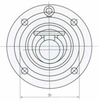 H74X、H74H型对夹圆片式止回阀外形尺寸图1