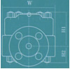 HR高温高压圆盘式疏水阀外形尺寸图3