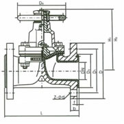 G41TC搪瓷隔膜阀结构图 