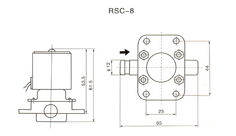 RSC家用机放水阀结构图2
