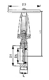CZ43TC(SY)硬密封刀型闸阀结构图 