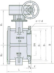 D341F46/F3-10/10C/10P ANSI:150Lb外形尺寸图