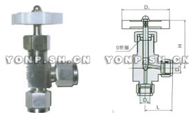 QJ-1B角式气动管路截止阀产品图2