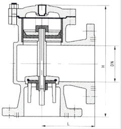 H142X 液压水位控制阀结构图